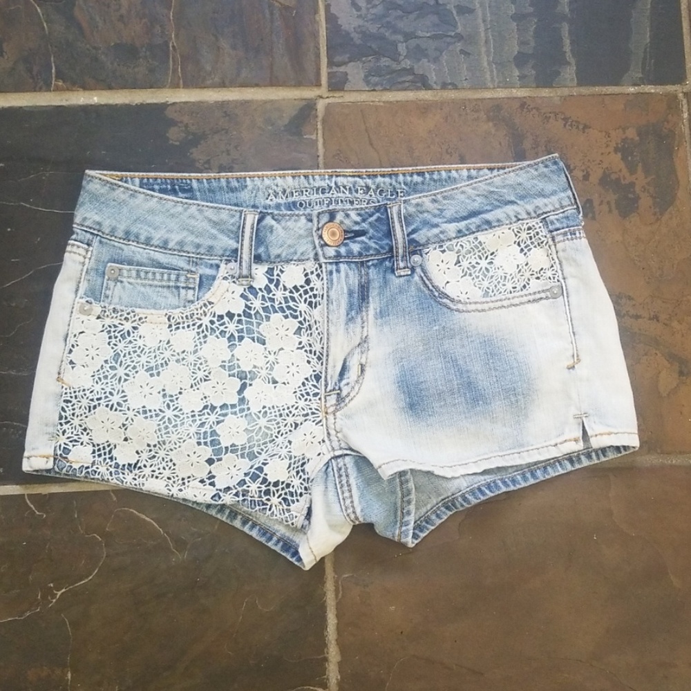 NWOT American Eagle Shortie Shorts, Size 4